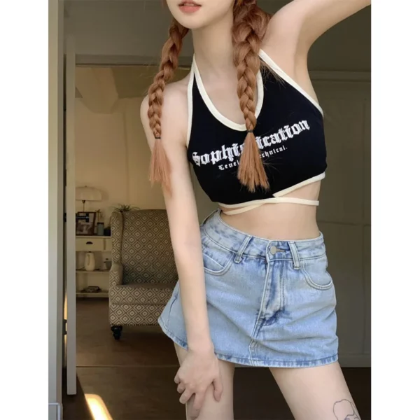 性感吊帶短版上衣🌶️：圖片 3