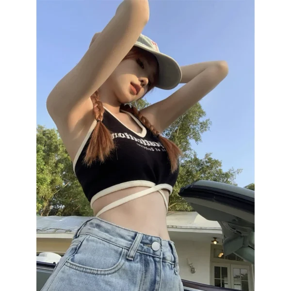 性感吊帶短版上衣🌶️：圖片 5
