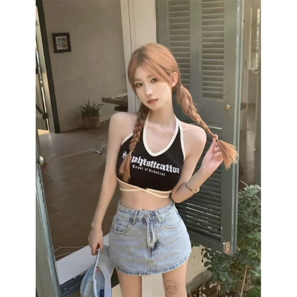性感吊帶短版上衣🌶️：圖片 2